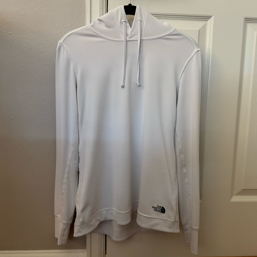 The North Face Flash Dry Performance Hoodie Zip Pocket M White